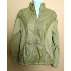 Ailin Golden Color Zipper Pockets Adjustable Bottom Lined Canada Jacket Medium